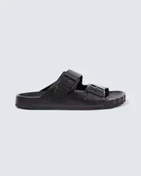 Balenciaga Sandalen Sunday aus Leder Schwarz