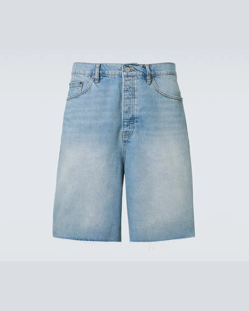 Frame Denim Bermuda-Shorts aus Denim Blau