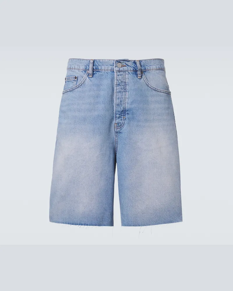 Frame Denim Bermuda-Shorts aus Denim Blau