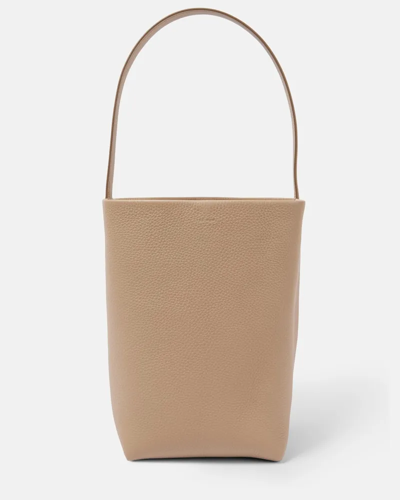 The Row Tote Bag N/S Park Medium aus Leder Beige