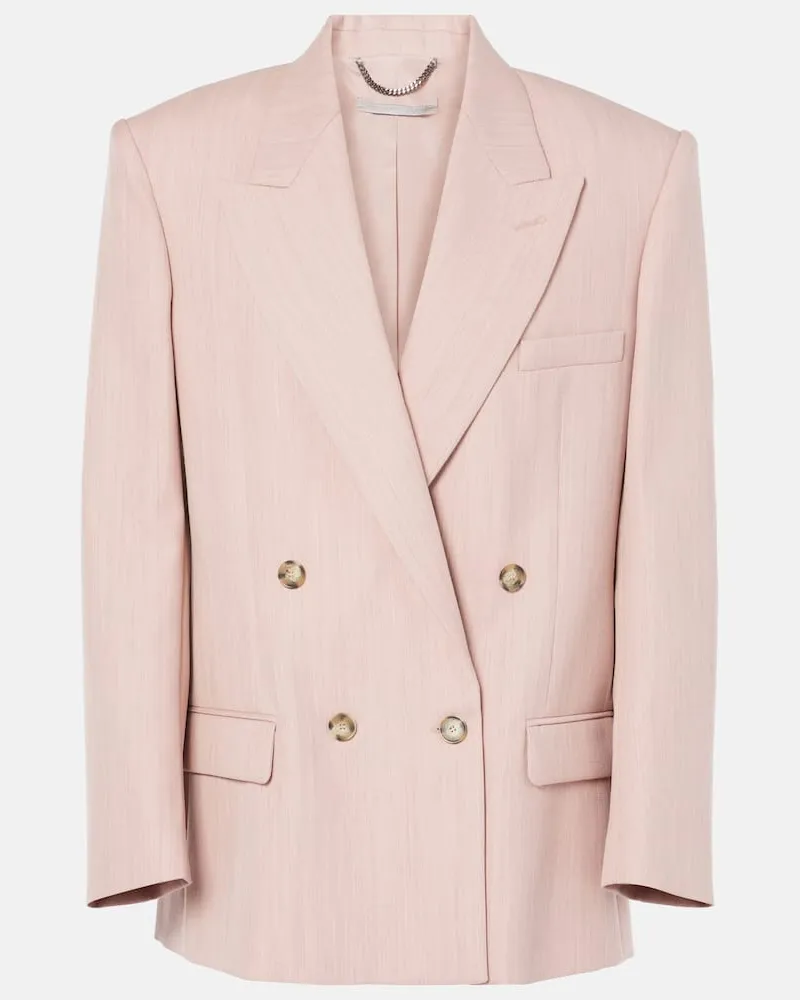 Stella McCartney Blazer aus Wolle Rosa