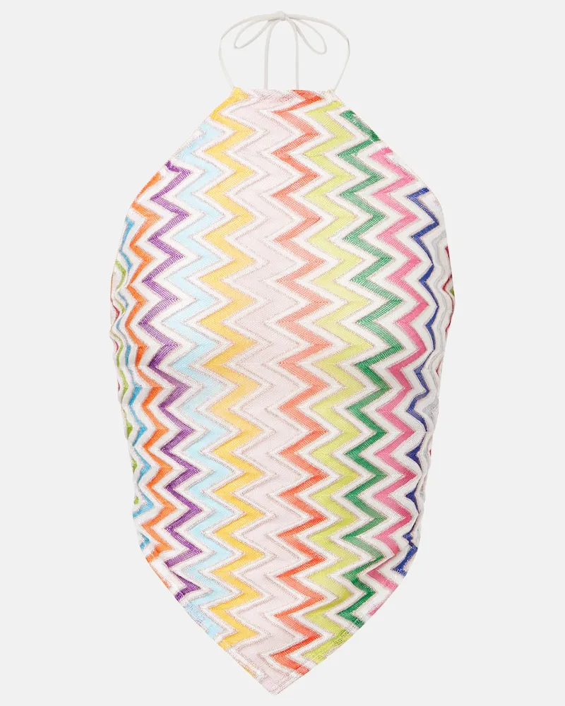 Missoni Top aus Strick Multicolor