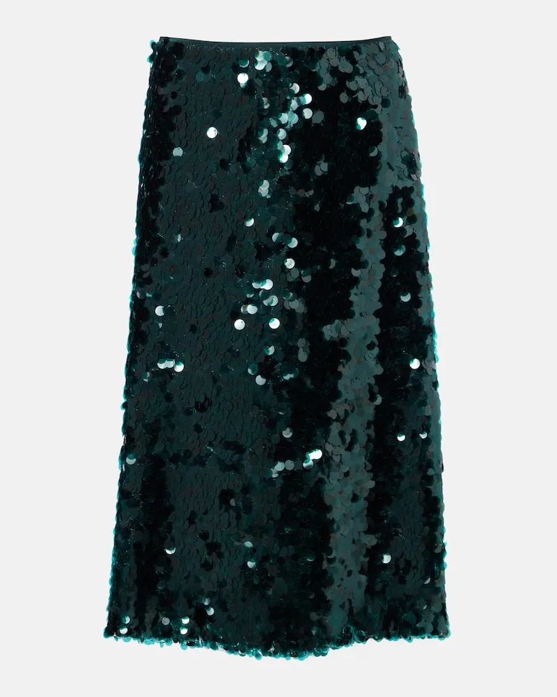 Vince Midirock Lucite mit Pailletten Grün
