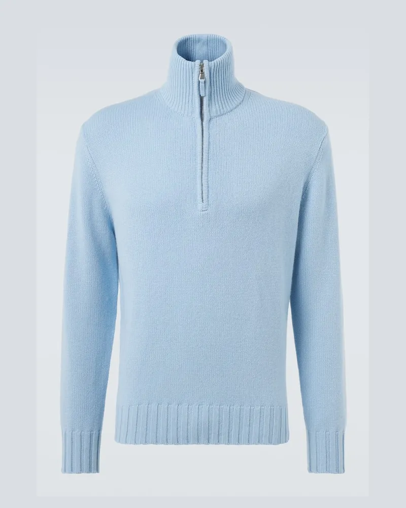 ALLUDE Pullover aus Kaschmir Blau