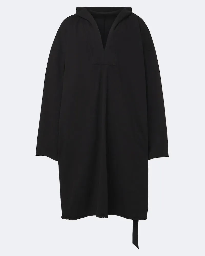 Rick Owens DRKSHDW Hoodie aus Baumwoll-Jersey Schwarz
