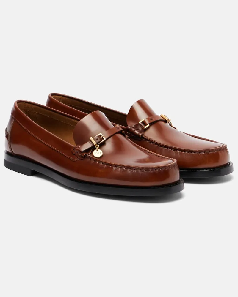 TOD'S Loafers aus Leder Braun