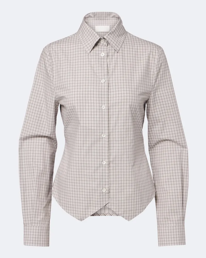 Maison Margiela Hemd aus Baumwolle Grau