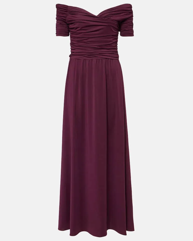 Altuzarra Maxikleid Charlotte aus Jersey Lila