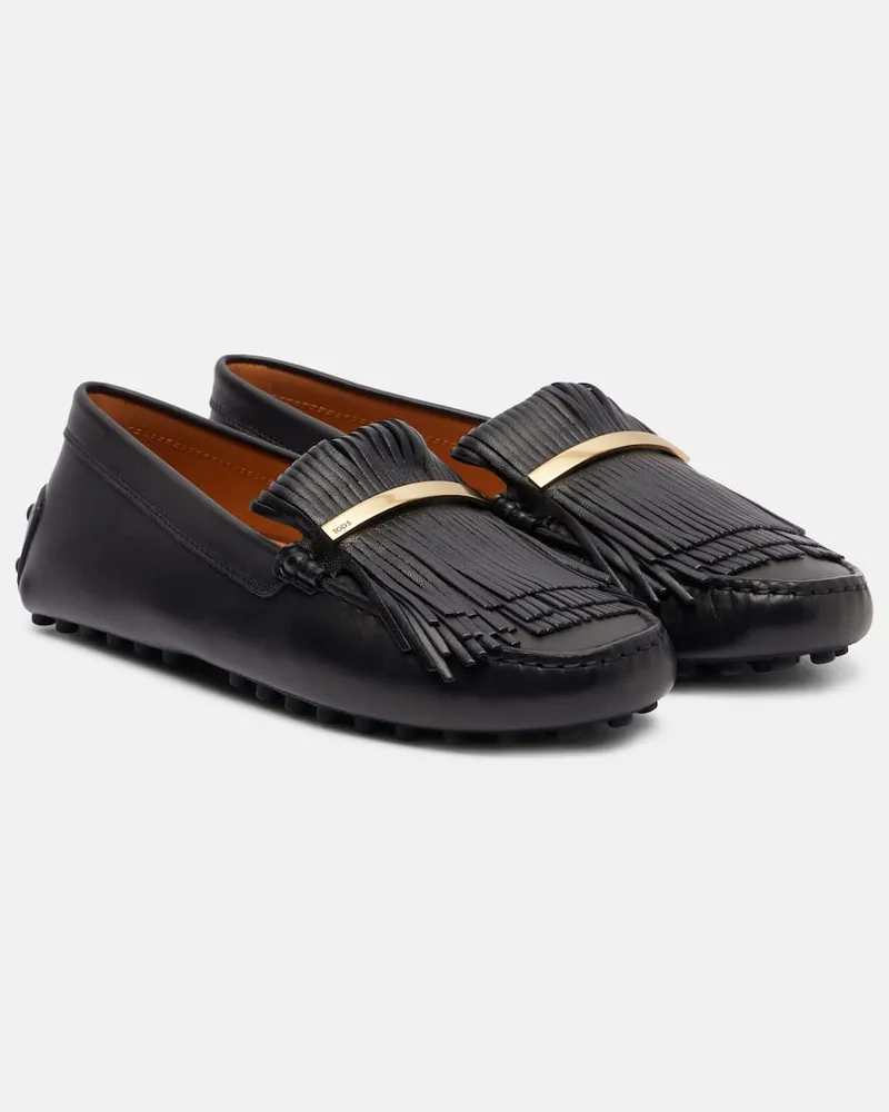 TOD'S Mokassins Gommino aus Leder Schwarz