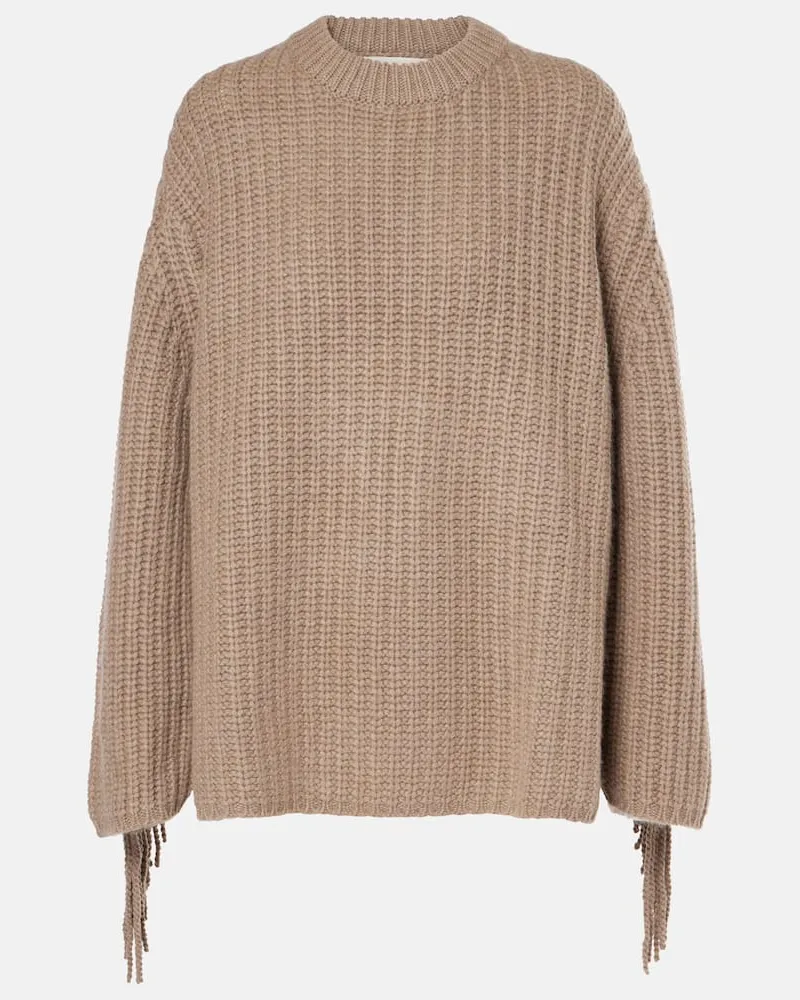 Lisa Yang Pullover Hilma aus Kaschmir Braun