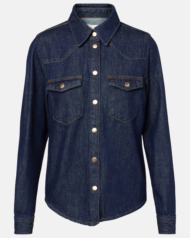 Frame Denim Jeanshemd Heritage Blau