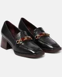 Tory Burch Loafer-Pumps Perrine aus Leder Schwarz