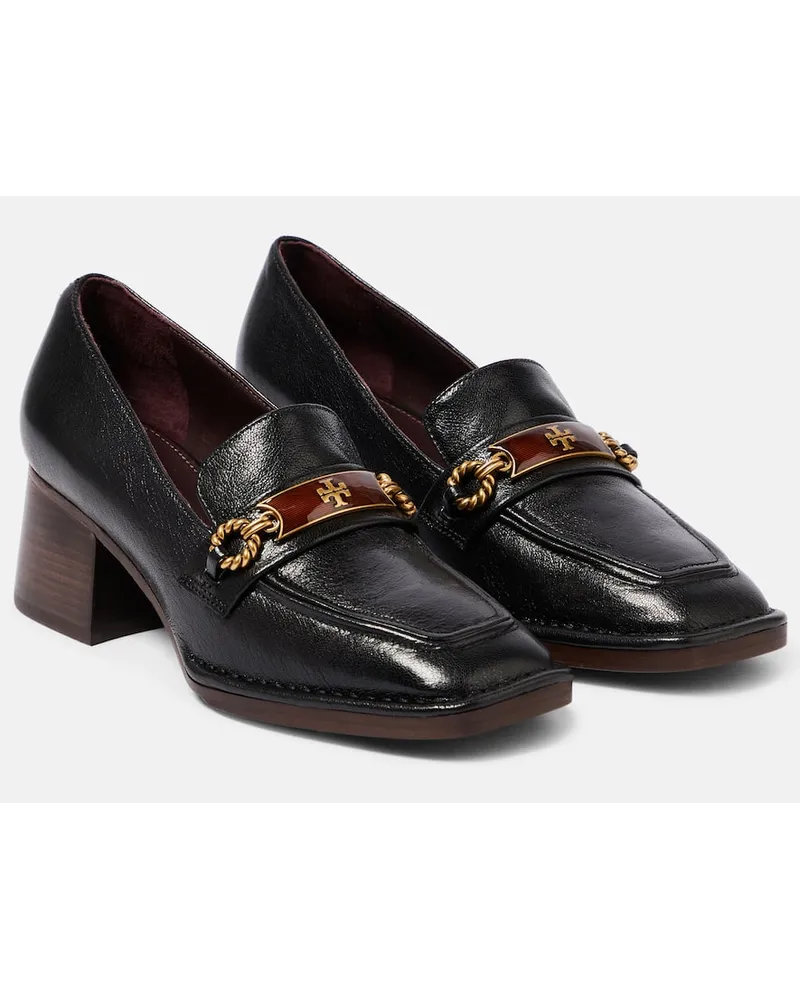 Tory Burch Loafer-Pumps Perrine aus Leder Schwarz