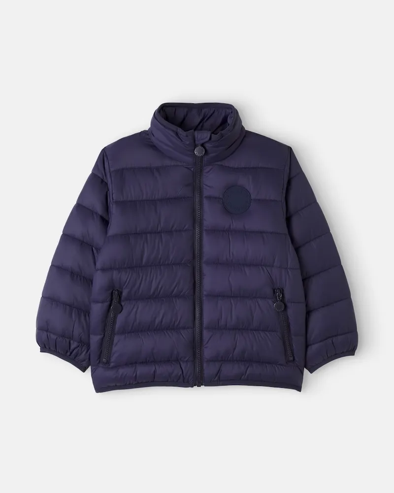 Stella McCartney Kids Wattierte Jacke Blau