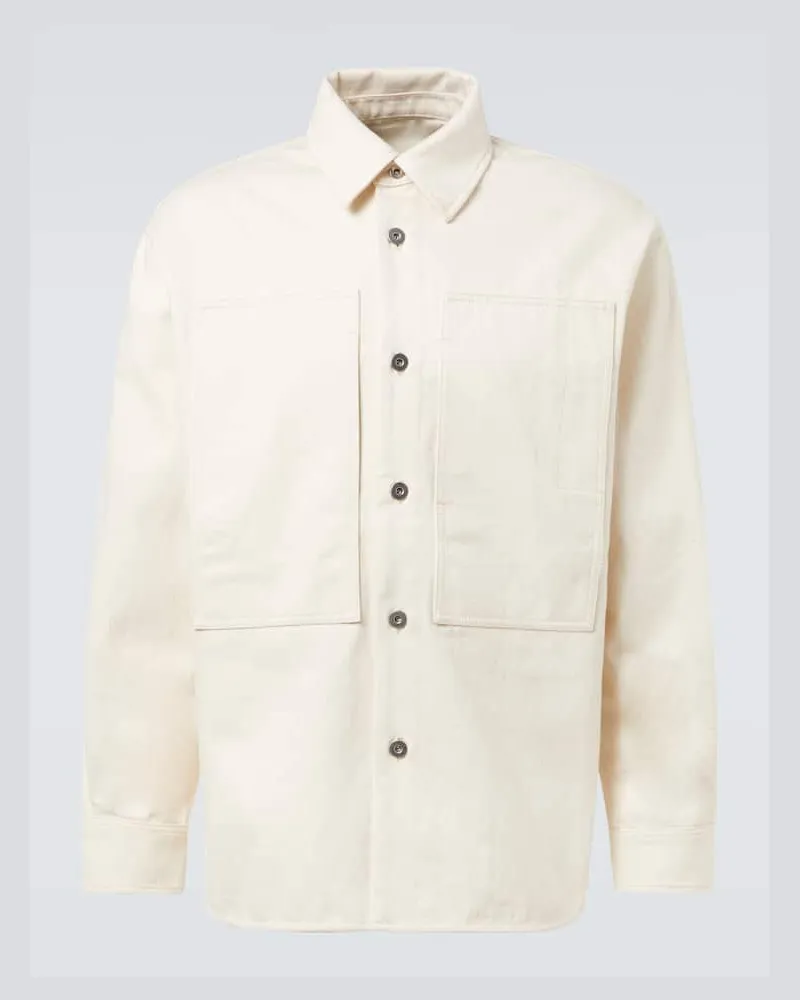 Jil Sander Hemd aus Denim Beige