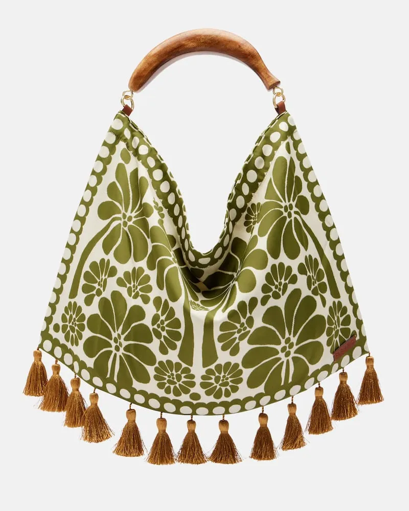 FARM Rio Tote Bag Scarf Small aus Jacquard Multicolor