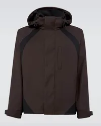 Loro Piana Jacke aus einem Wollgemisch Braun