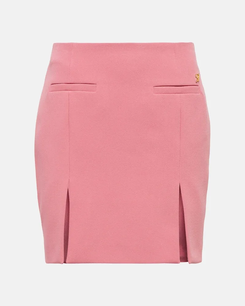 Blumarine Minirock aus Crêpe Rosa