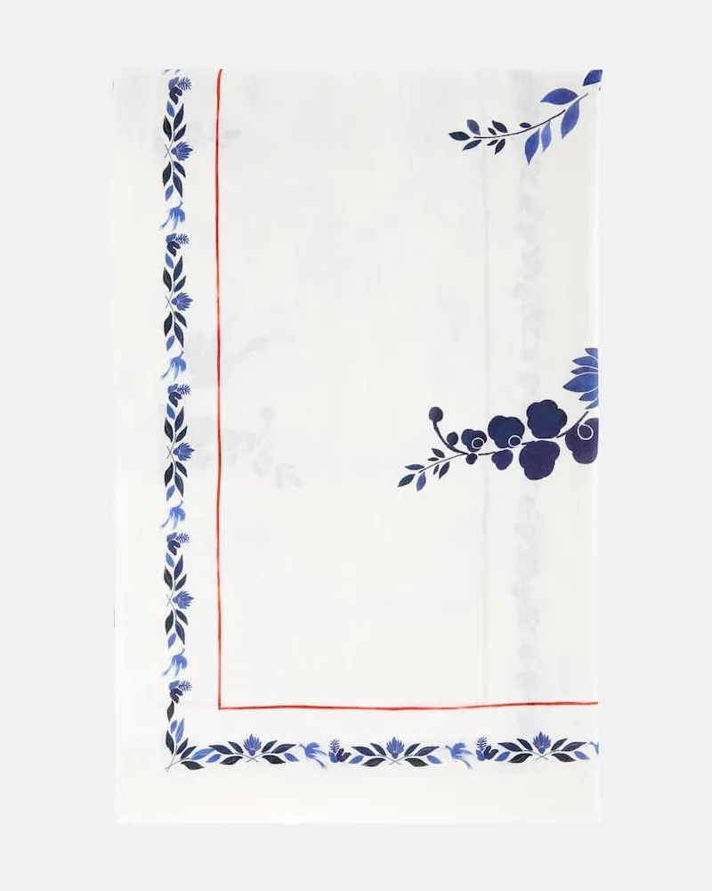 La DoubleJ Tischdecke Wildbird Placée Blu Large Blau