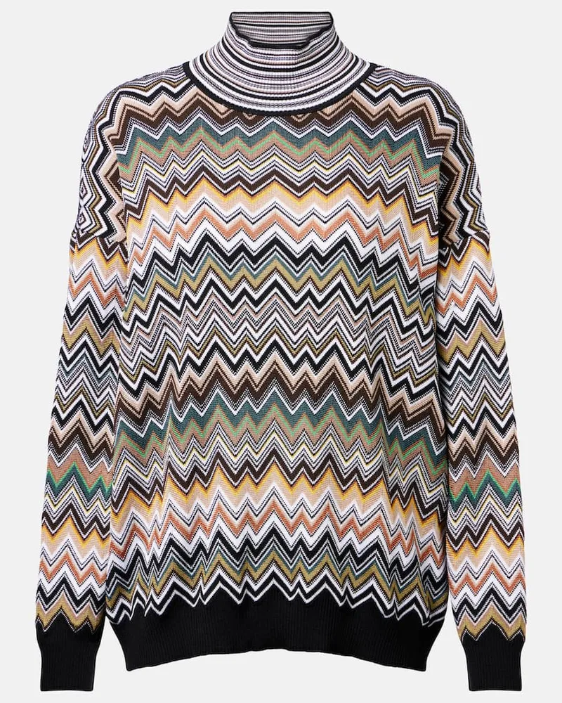 Missoni Pullover aus Häkelstrick Multicolor