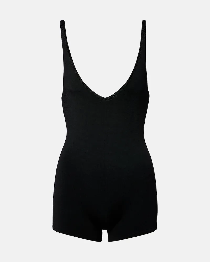 ViX X Rosie Huntington-Whitely Rosie Playsuit Schwarz