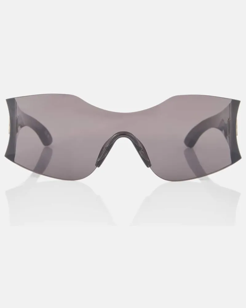 Balenciaga Sonnenbrille Hourglass Mask Grau