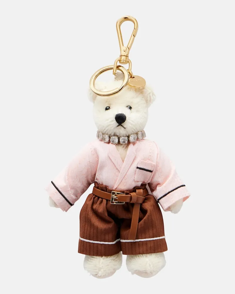 Prada Taschenanhänger Teddy Multicolor