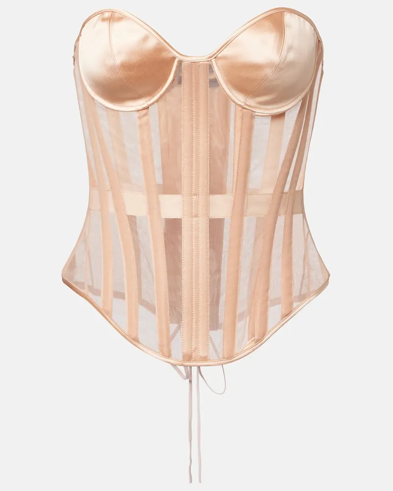Thierry Mugler re/edit Bustier-Top Rosa