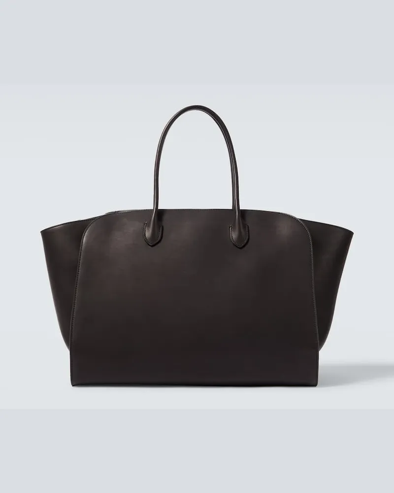 The Row Tote Bag Marlo aus Leder Schwarz