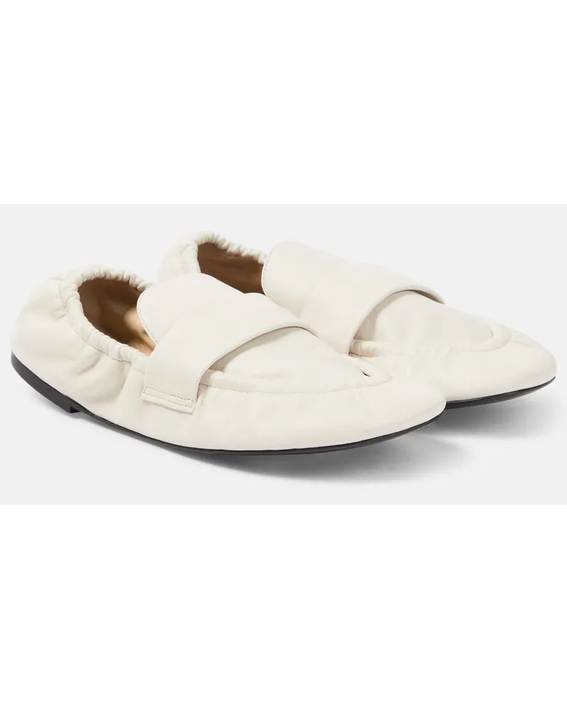 Proenza Schouler Slippers Glove aus Leder Beige