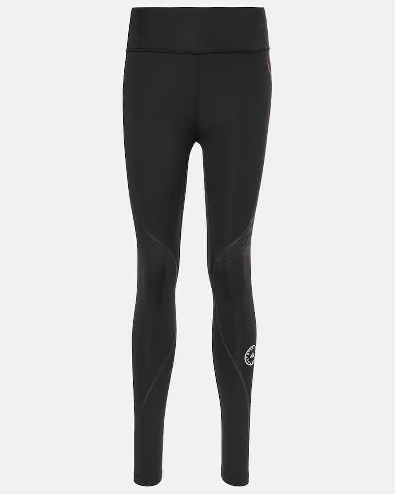 adidas Mid-Rise Leggings TruePace Schwarz