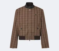 Karierte Jacke Axis aus Schurwolle