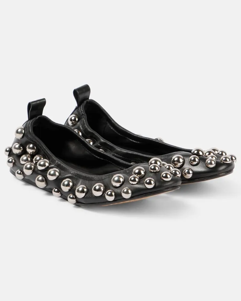 Isabel Marant Ballerinas Belna aus Leder Schwarz