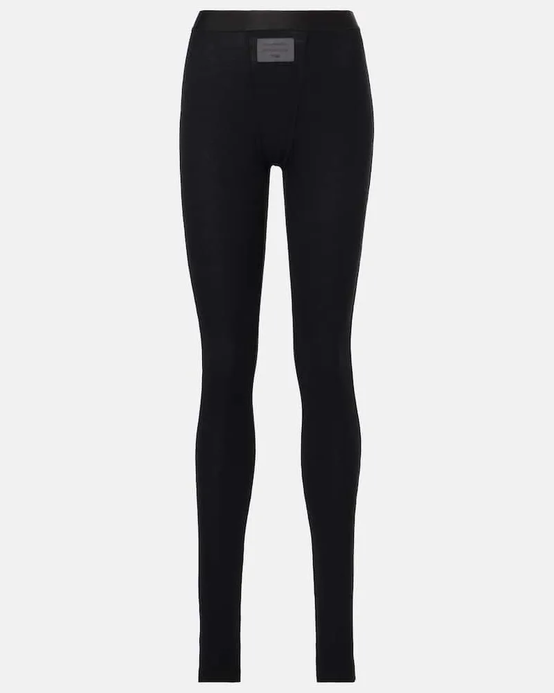 Acne Studios Leggings Schwarz
