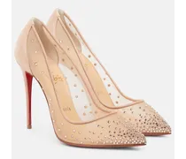 Verzierte Pumps Follies Strass aus Mesh