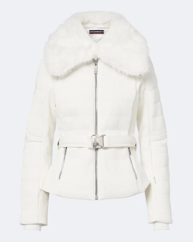 FUSALP Skijacke Gitu aus Cord Weiß
