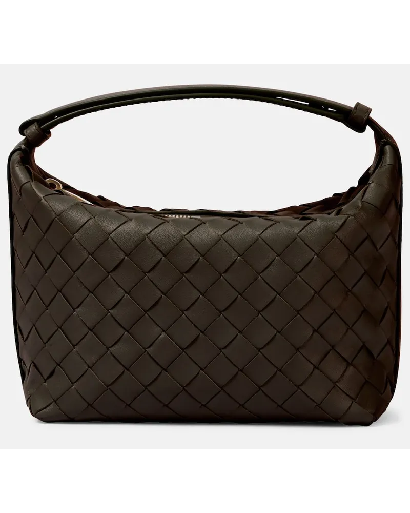 Bottega Veneta Tote Wallace Mini aus Leder Gruen