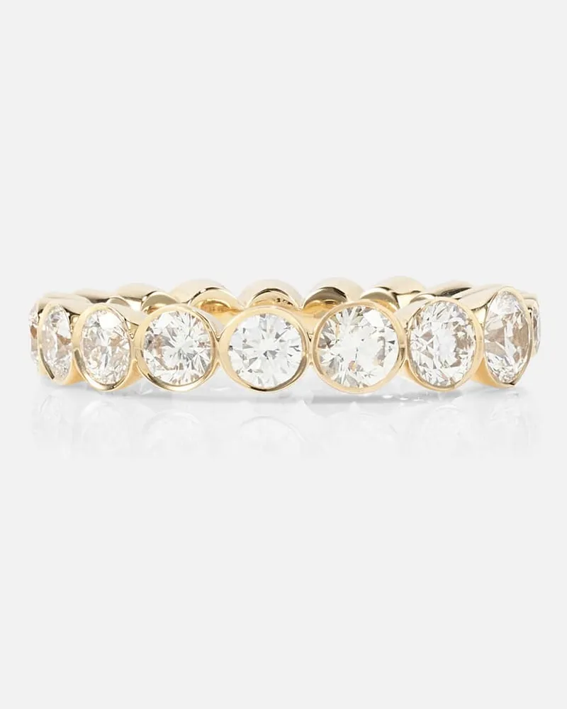 Sophie Bille Brahe Ring Ensemble Croissant aus 18kt Gelbgold mit Diamanten Gold