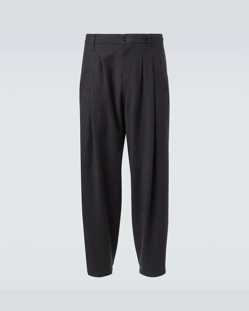 Giorgio Armani Hose aus Schurwolle Grau