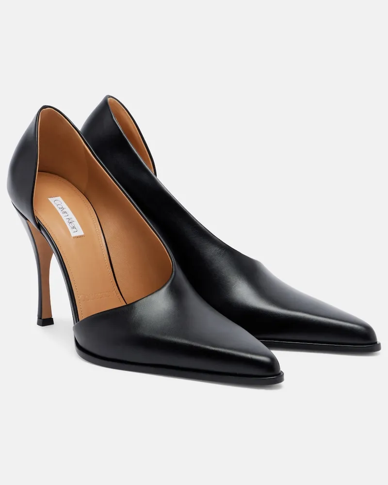 Calvin Klein Pumps Rea aus Leder Schwarz