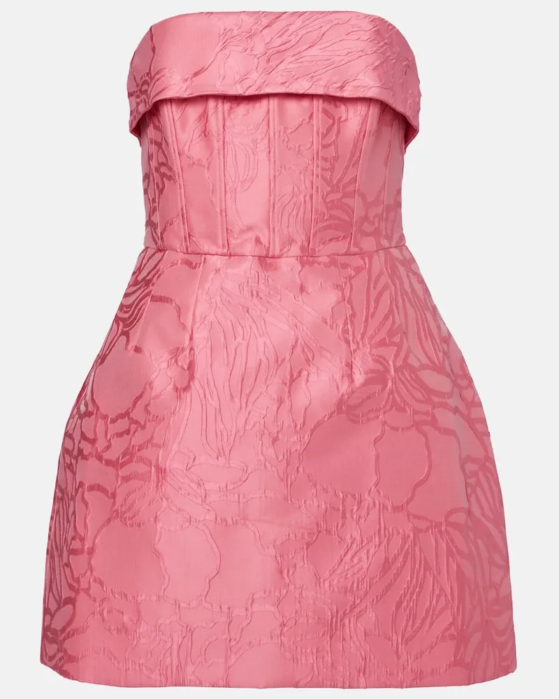 Rebecca Vallance Minikleid Petra aus Satin Rosa