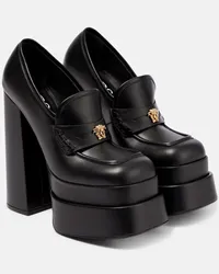 Versace Loafer-Pumps Aevitas aus Leder Schwarz