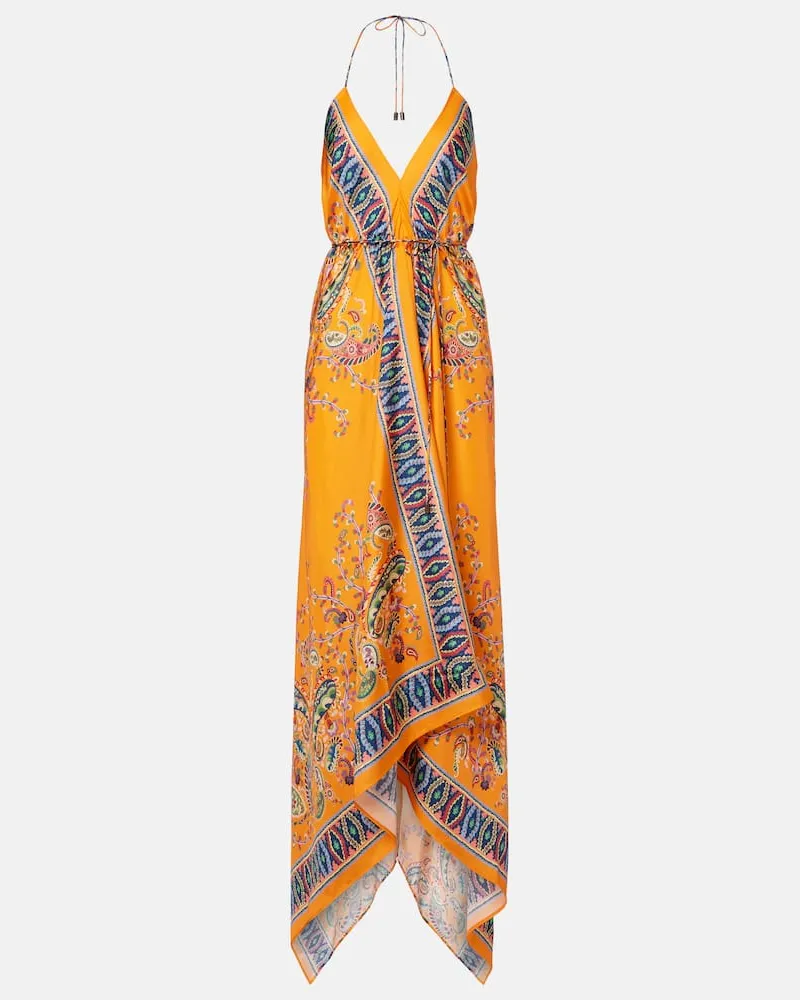 Etro Maxikleid Orange