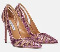 Pumps The Spy 105 aus Mesh mit Glitzer
