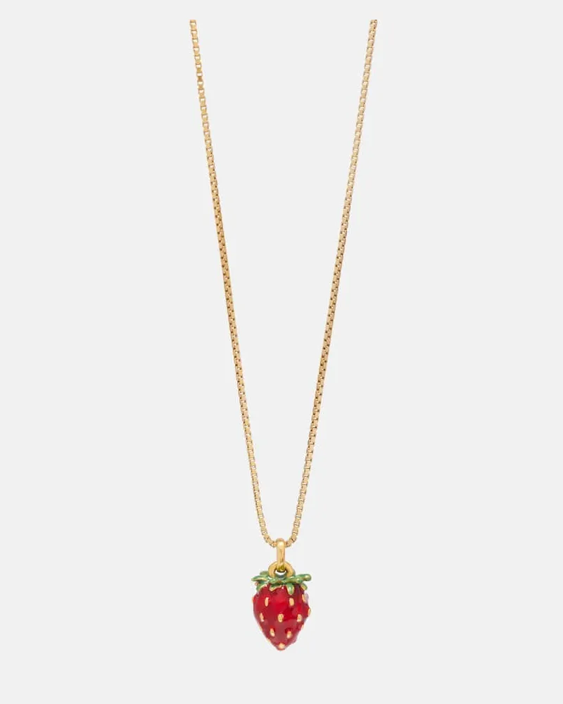 Saint Laurent Halskette Strawberry Gold