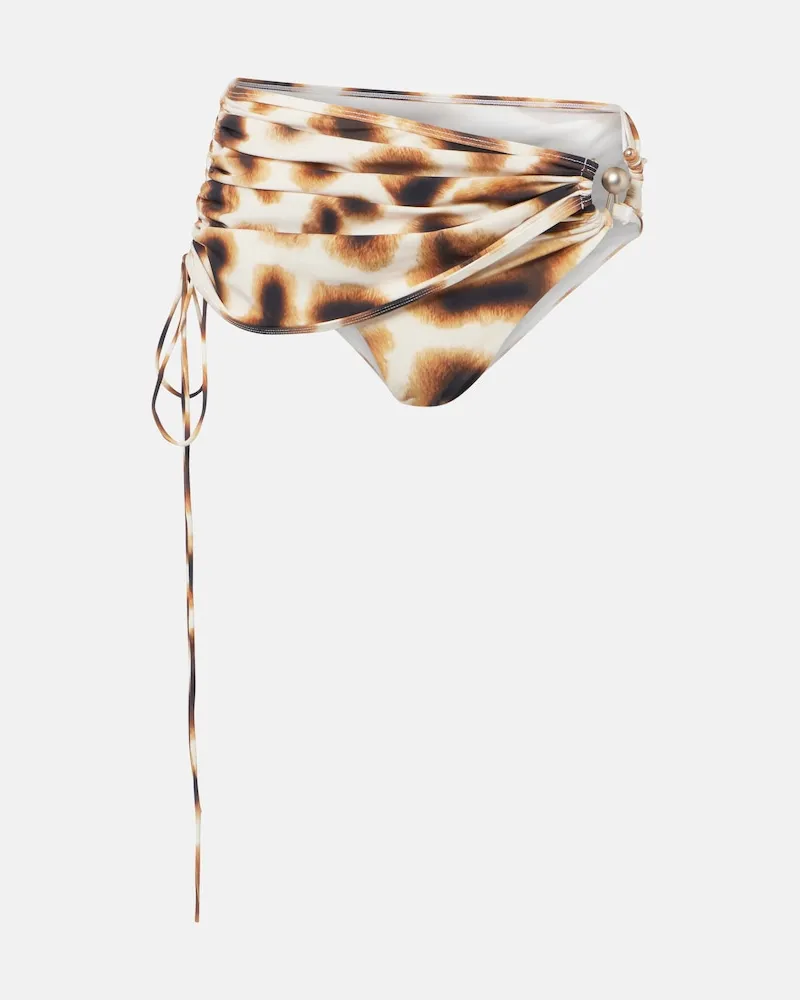 Christopher Esber Bedrucktes Bikini-Höschen Orbit Multicolor