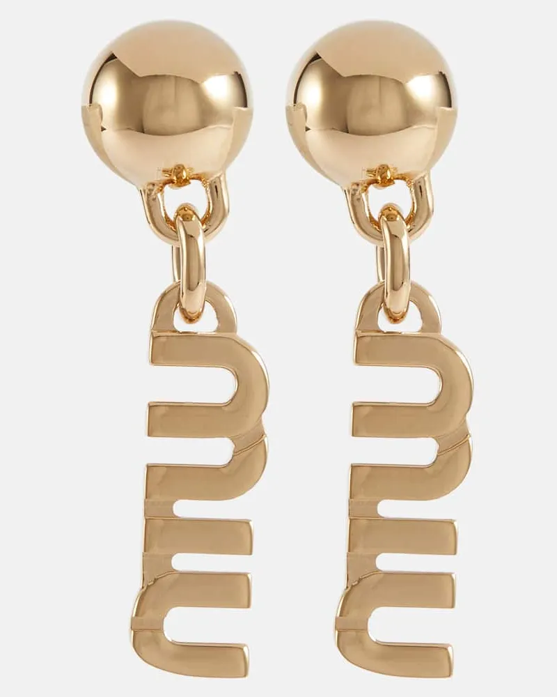 Miu Miu Ohrringe Gold