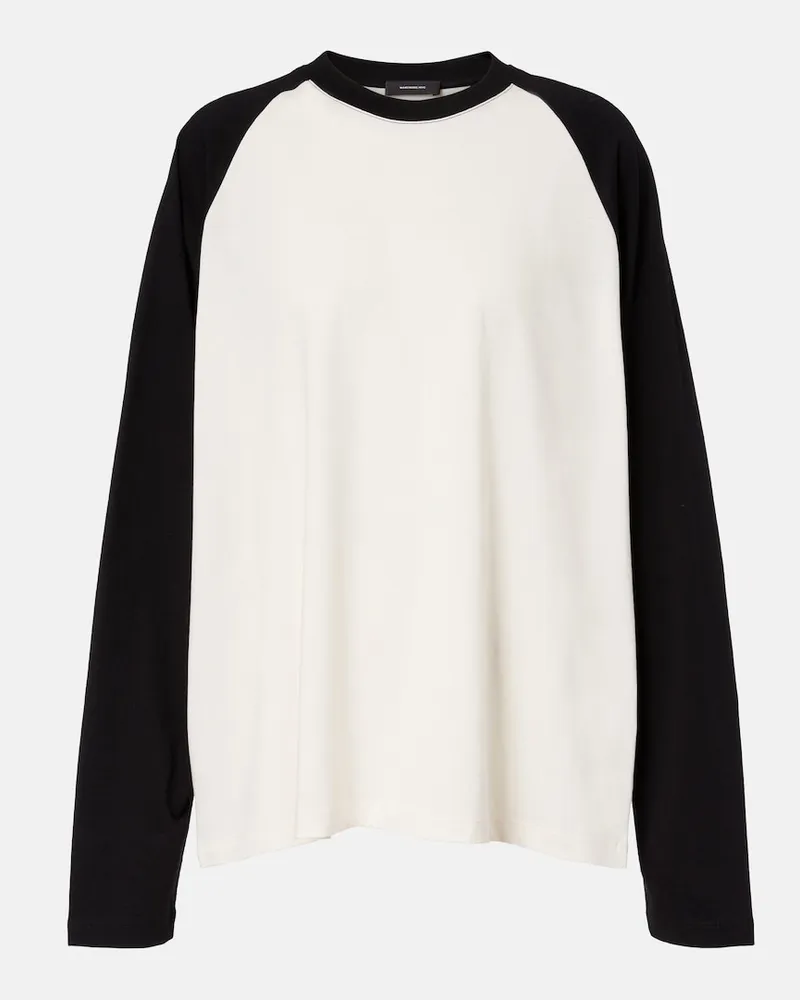 WARDROBE.NYC Sweatshirt aus Baumwoll-Jersey Weiß