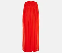 Robe aus Seide mit Kristallen