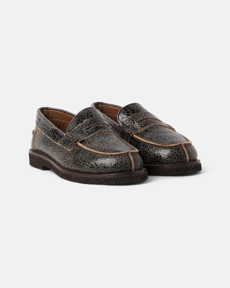 Pepe Jeans PèPè Loafers aus Leder Braun